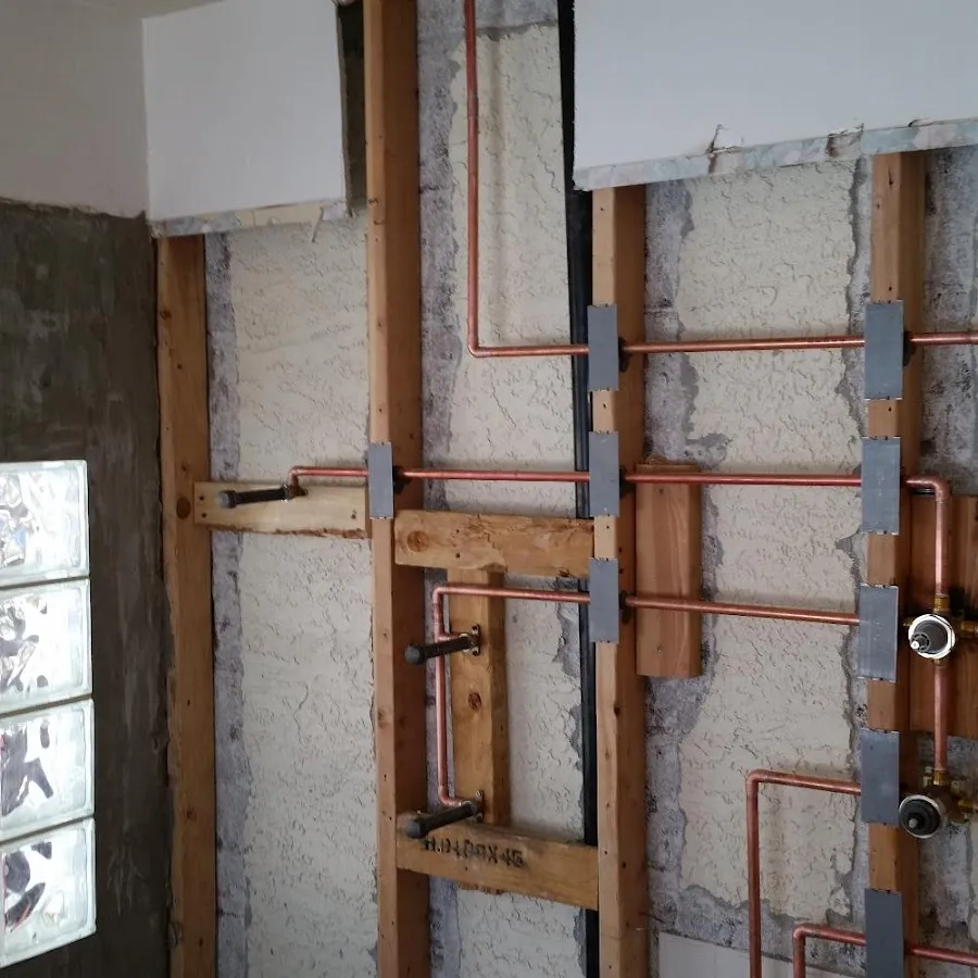 Copper pipe installation for Repiping in Badger